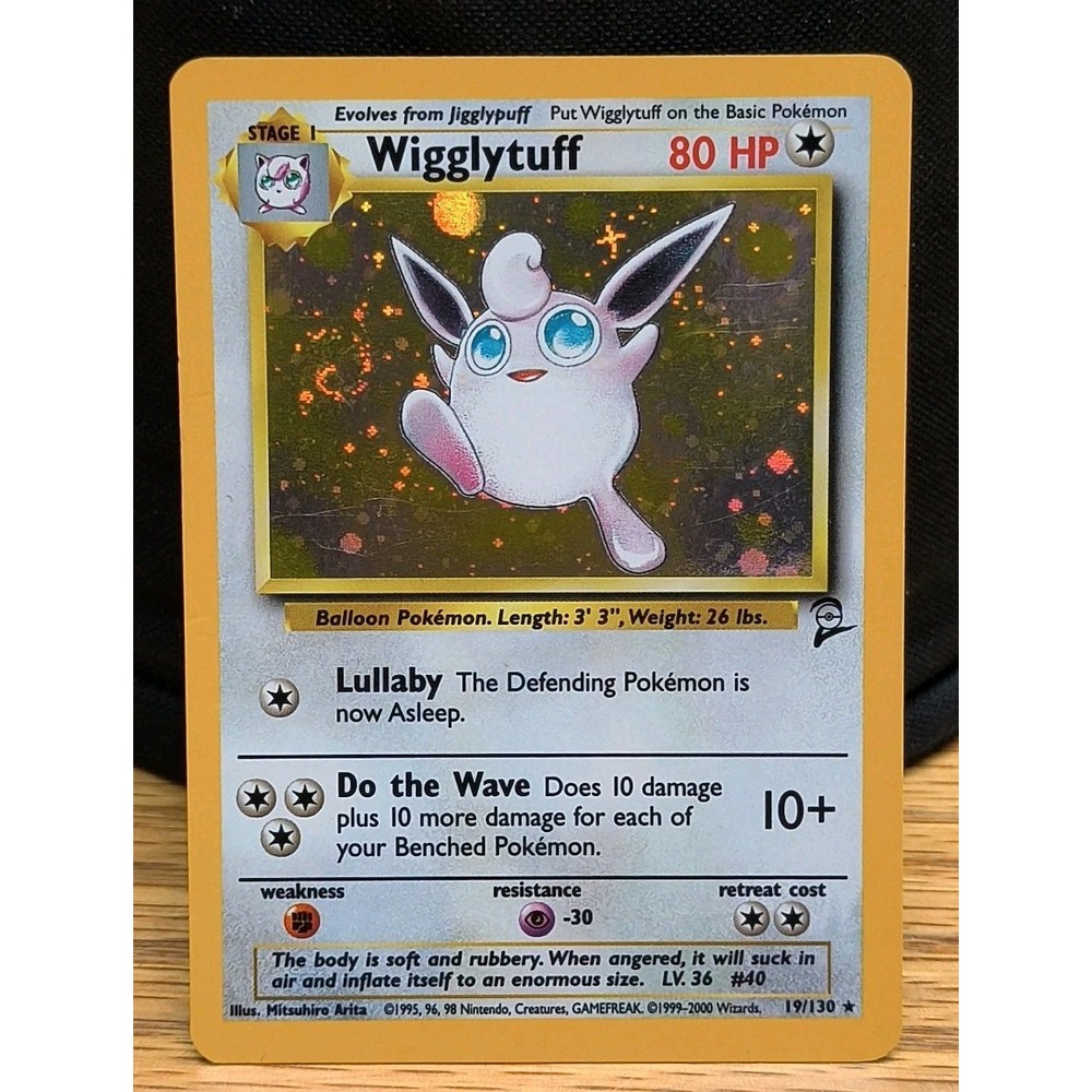 Wigglytuff 19/130 Holo Rare Pokemon Card